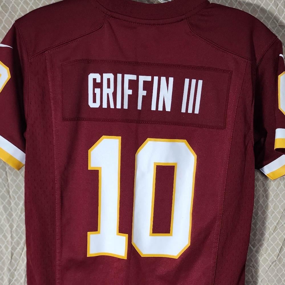Vintage NFL Griffin III Washington Redskins On Field Football Jersey Nike Boys S